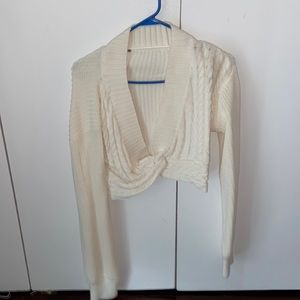 Free People Women’s Cropped Sweater